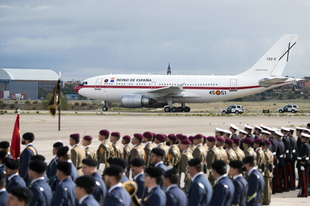 Abflug der spanischen Royals nach Japan in Madrid