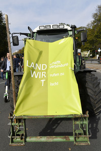 Protest gegen Agrarpolitik in Berlin