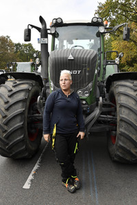 Protest gegen Agrarpolitik in Berlin