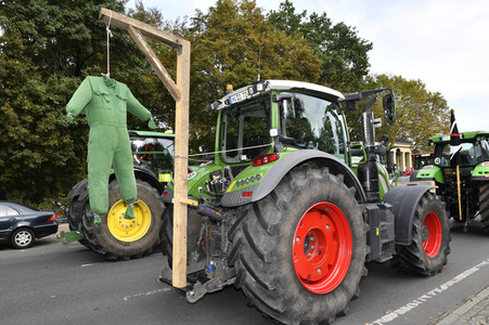 Protest gegen Agrarpolitik in Berlin