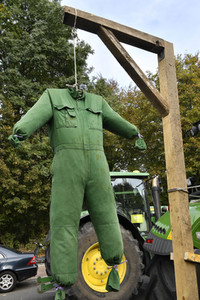 Protest gegen Agrarpolitik in Berlin