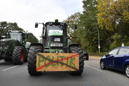 Protest gegen Agrarpolitik in Berlin