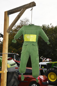 Protest gegen Agrarpolitik in Berlin