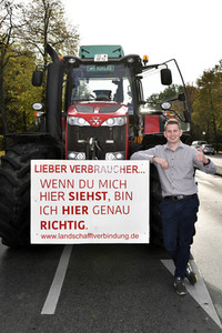 Protest gegen Agrarpolitik in Berlin