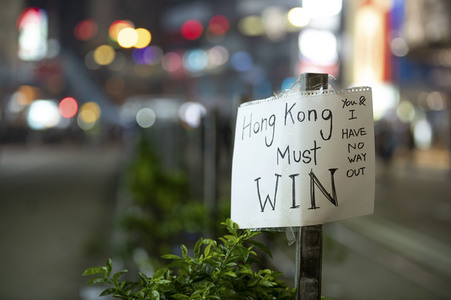 Protest in Hongkong