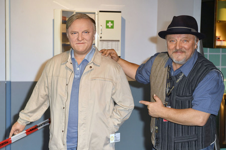 Einweihung der Wachsfigur von Axel Prahl im Madame Tussauds Berlin