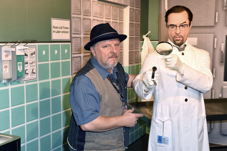 Einweihung der Wachsfigur von Axel Prahl im Madame Tussauds Berlin