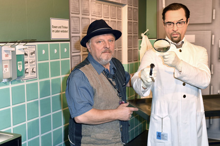 Einweihung der Wachsfigur von Axel Prahl im Madame Tussauds Berlin