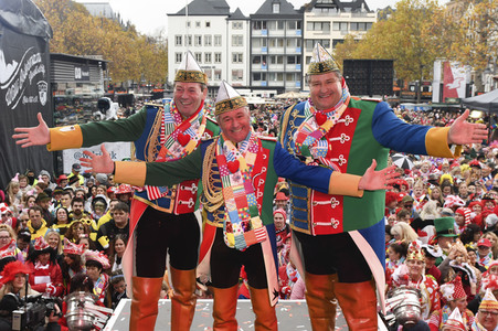 Karnevalsauftakt 2019 in Köln
