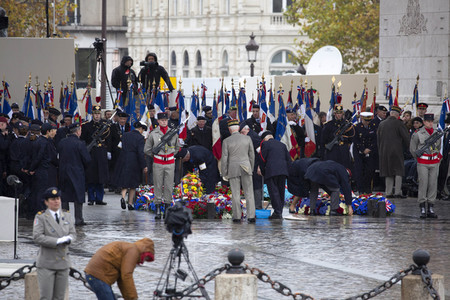 101. Jahrfeier des Waffenstillstands von 1918 in Paris