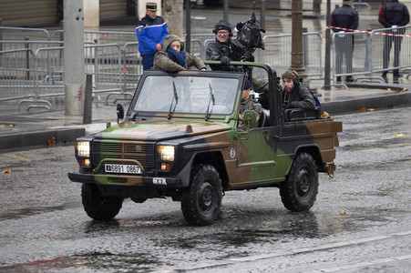 101. Jahrfeier des Waffenstillstands von 1918 in Paris