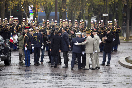 101. Jahrfeier des Waffenstillstands von 1918 in Paris