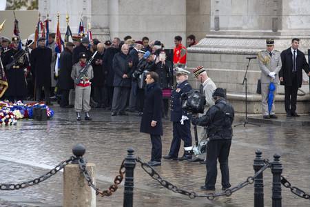 101. Jahrfeier des Waffenstillstands von 1918 in Paris