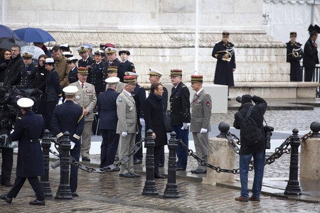 101. Jahrfeier des Waffenstillstands von 1918 in Paris