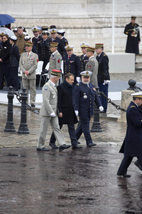 101. Jahrfeier des Waffenstillstands von 1918 in Paris