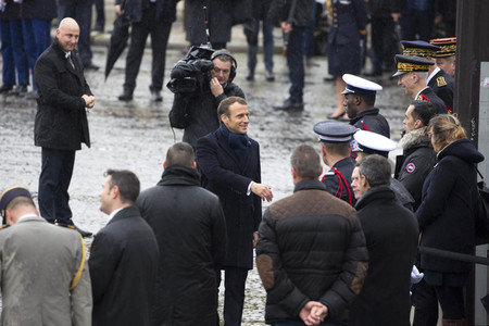 101. Jahrfeier des Waffenstillstands von 1918 in Paris