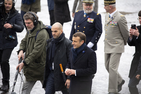 101. Jahrfeier des Waffenstillstands von 1918 in Paris