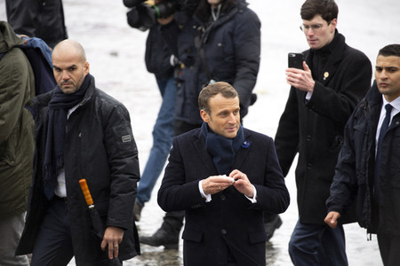 101. Jahrfeier des Waffenstillstands von 1918 in Paris