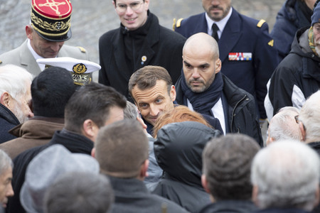 101. Jahrfeier des Waffenstillstands von 1918 in Paris