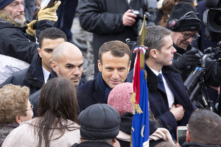 101. Jahrfeier des Waffenstillstands von 1918 in Paris