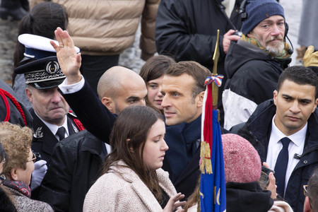 101. Jahrfeier des Waffenstillstands von 1918 in Paris