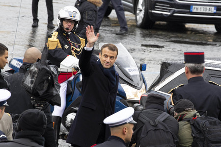 101. Jahrfeier des Waffenstillstands von 1918 in Paris