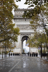 101. Jahrfeier des Waffenstillstands von 1918 in Paris
