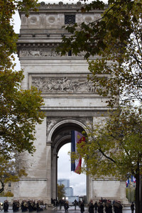 101. Jahrfeier des Waffenstillstands von 1918 in Paris