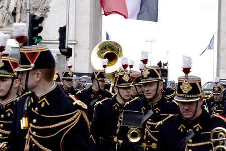 101. Jahrfeier des Waffenstillstands von 1918 in Paris