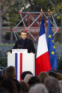 Einweihung des Denkmals für die im Auslandseinsatz getöteten französichen Soldaten in Paris