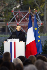 Einweihung des Denkmals für die im Auslandseinsatz getöteten französichen Soldaten in Paris