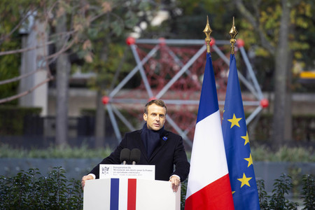 Einweihung des Denkmals für die im Auslandseinsatz getöteten französichen Soldaten in Paris