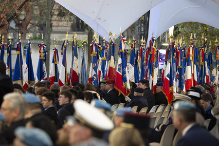 Einweihung des Denkmals für die im Auslandseinsatz getöteten französichen Soldaten in Paris