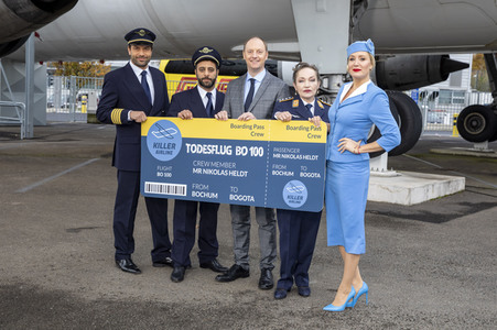Pressetermin am Set von 'Heldt' in Köln