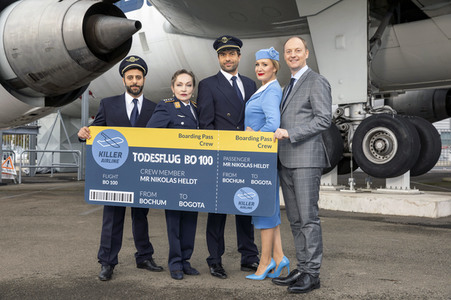 Pressetermin am Set von 'Heldt' in Köln