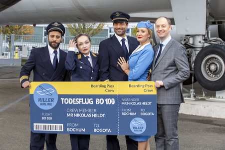 Pressetermin am Set von 'Heldt' in Köln