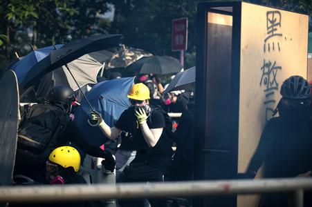 Kämpfe an der Chinesischen Universität Hongkong