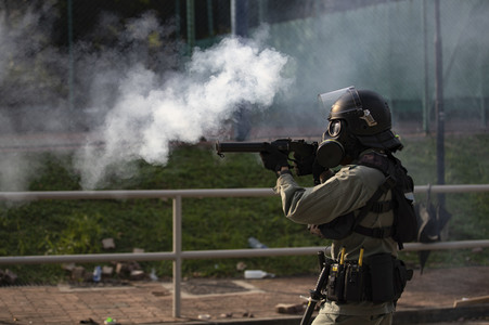Kämpfe an der Chinesischen Universität Hongkong