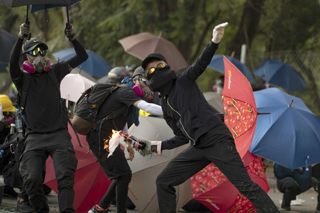 Kämpfe an der Chinesischen Universität Hongkong