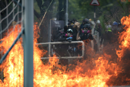 Kämpfe an der Chinesischen Universität Hongkong