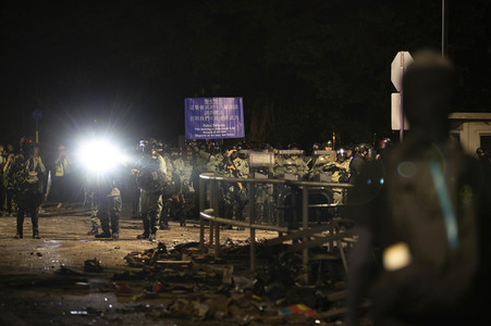 Kämpfe an der Chinesischen Universität Hongkong