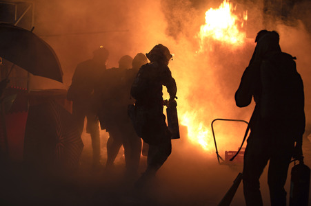 Kämpfe an der Chinesischen Universität Hongkong
