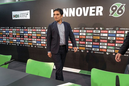 Pressetermin mit 96 Trainer Kenan Kocak in Hannover