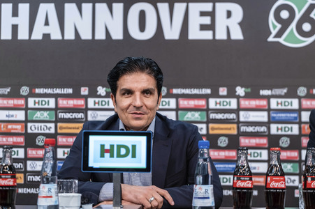 Pressetermin mit 96 Trainer Kenan Kocak in Hannover