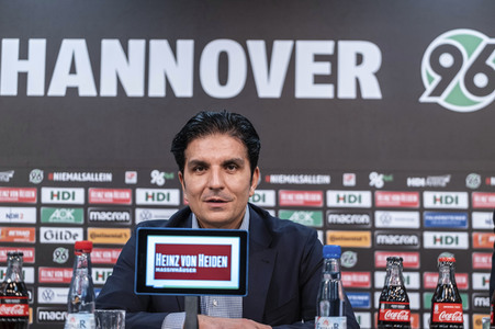 Pressetermin mit 96 Trainer Kenan Kocak in Hannover