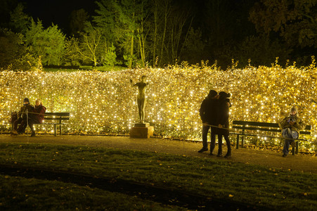 Eröffnung des Christmas Garden 2019 in Berlin