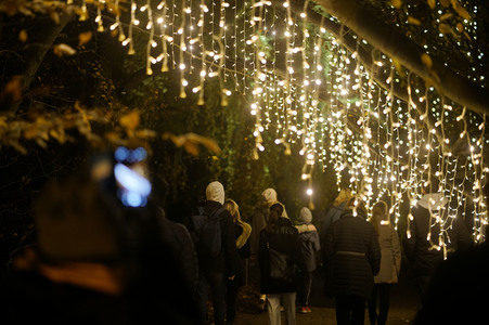 Eröffnung des Christmas Garden 2019 in Berlin