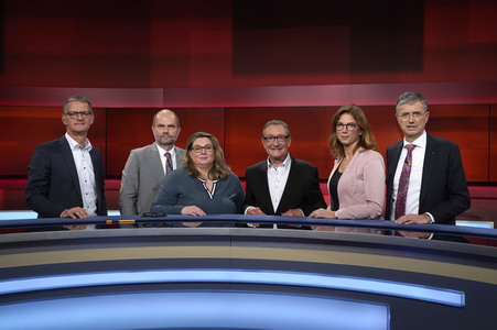 Talkshow 'hart aber fair' in Berlin