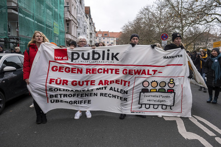 'Bunt statt braun' Demo in Hannover