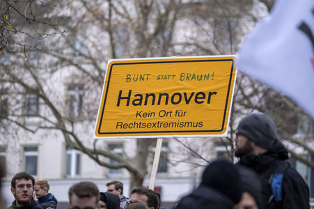 'Bunt statt braun' Demo in Hannover